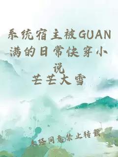 系統宿主被GUAN滿的日常快穿小說