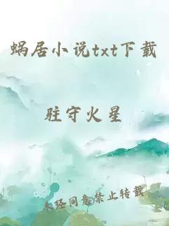 蝸居小說txt下載