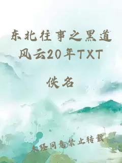 東北往事之黑道風云20年TXT