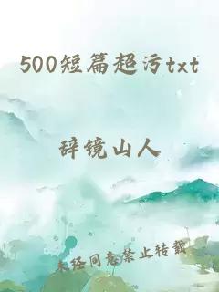 500短篇超污txt