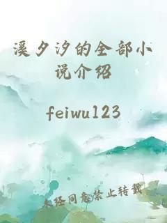 溪夕汐的全部小說介紹