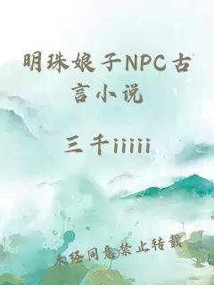 明珠娘子NPC古言小說