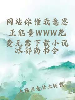 網站你懂我意思正能量WWW免費無需下載小說