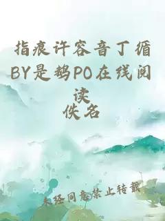 指痕許容音丁循BY是鵝PO在線閱讀