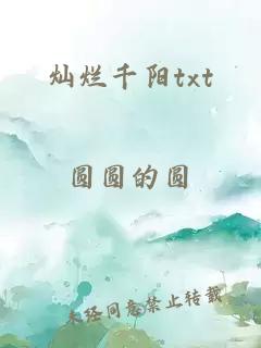 燦爛千陽txt