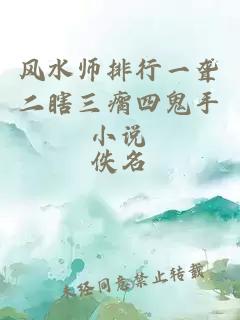 風(fēng)水師排行一聾二瞎三瘸四鬼手小說(shuō)