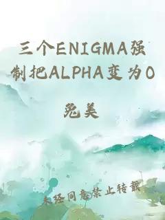 三個ENIGMA強制把ALPHA變為O