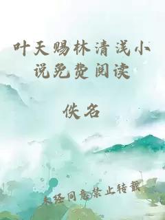 葉天賜林清淺小說免費閱讀