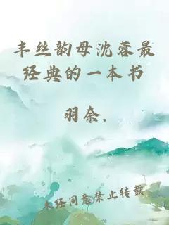 豐絲韻母沈蓉最經(jīng)典的一本書