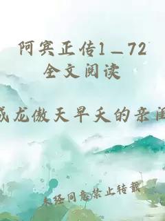 阿賓正傳1—72全文閱讀