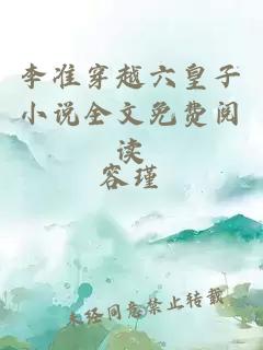 李準穿越六皇子小說全文免費閱讀