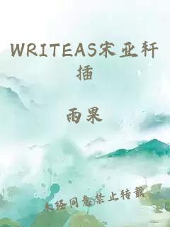 WRITEAS宋亞軒插