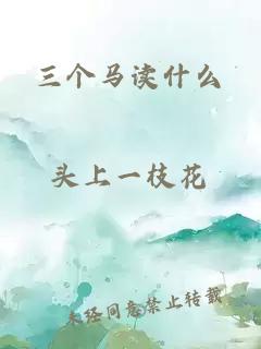 三個馬讀什么