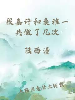 段嘉許和桑稚一共做了幾次